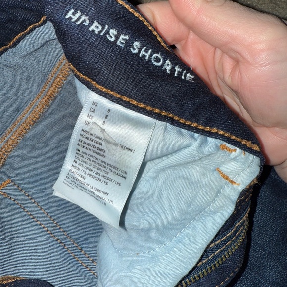American Eagle Denim Shorts - Dark and Light Wash - Picture 5 of 5
